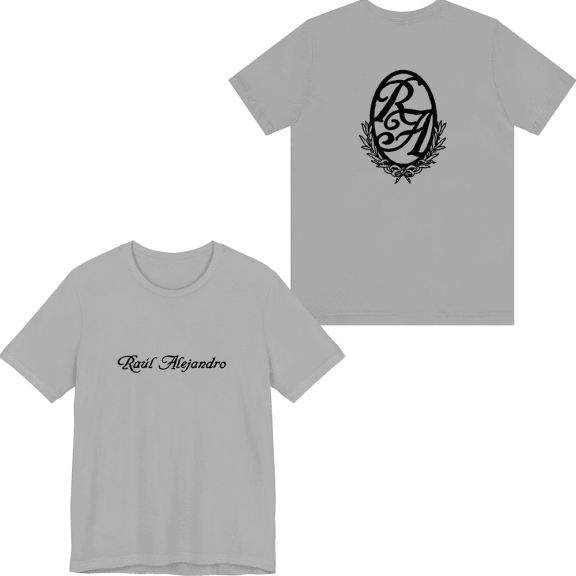 Rauw Alejandro Merch RA Logo T-shirt Printed Shirt Unisex Men Women Tee Short Sleeve Streetshirt Top