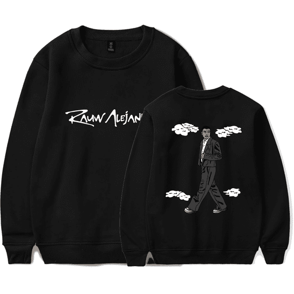 Rauw Alejandro Merch Sweatshirt Crewneck Fashion Unisex Tracksuit Pullover Coat Top Streetshirt