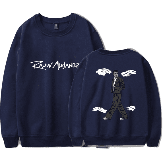Rauw Alejandro Merch Sweatshirt Crewneck Fashion Unisex Tracksuit Pullover Coat Top Streetshirt