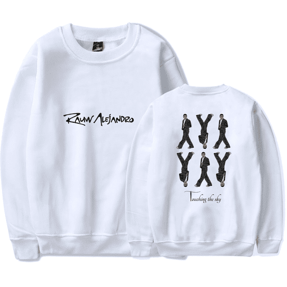 Rauw Alejandro Merch Sweatshirt Touching The Sky Crewneck Unisex Long Sleeve Hoodie Streetwear Pullover Top