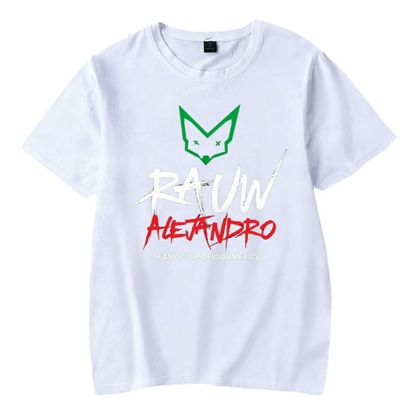 Rauw Alejandro Merch T-shirt Short Sleeve Men Women Streetwear Logo Printed Top Tee T Shirt