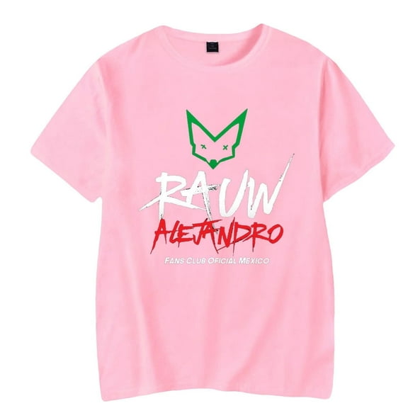 Rauw Alejandro Merch T-shirt Short Sleeve Men Women Streetwear Logo Printed Top Tee T Shirt
