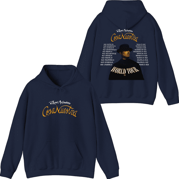 Rauw Alejandro Merch World Tour Hoodie Printed Hoodies Unisex Men Women Rapper Long Sleeve Pullover