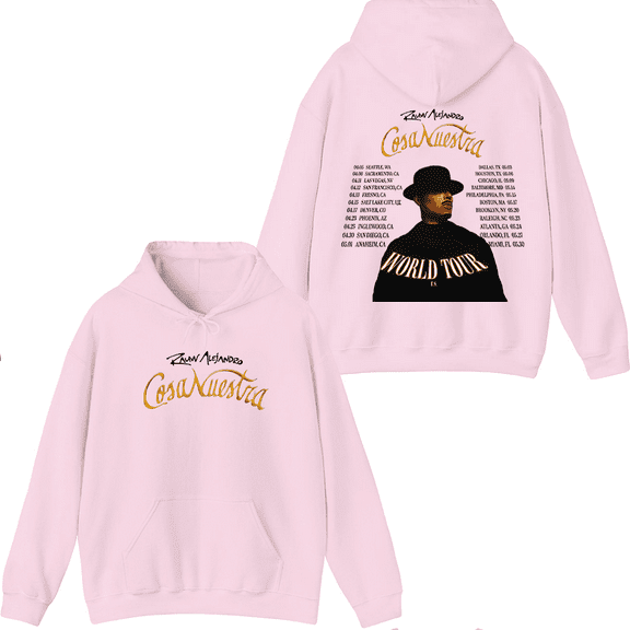 Rauw Alejandro Merch World Tour Hoodie Printed Hoodies Unisex Men Women Rapper Long Sleeve Pullover