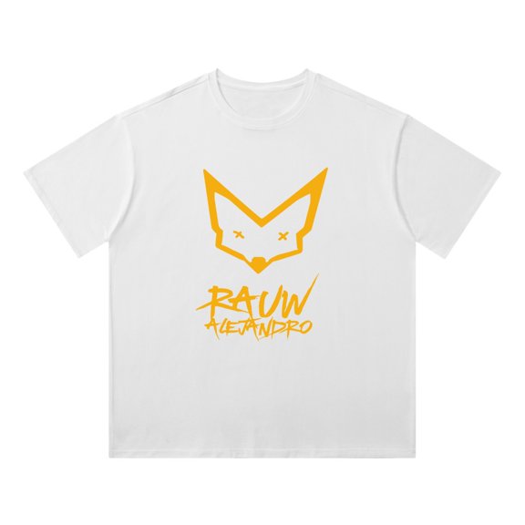 Rauw Alejandro Print Unisex Short-Sleeve Cotton T-Shirt, Double-Sided DTG Print, Available in Black and White, Perfect for Concerts and Casual Wear