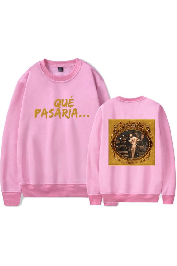 Rauw Alejandro Qué Pasaría Sweatshirt Women Men Casual Crewneck Long Sleeve Pullover Clothes
