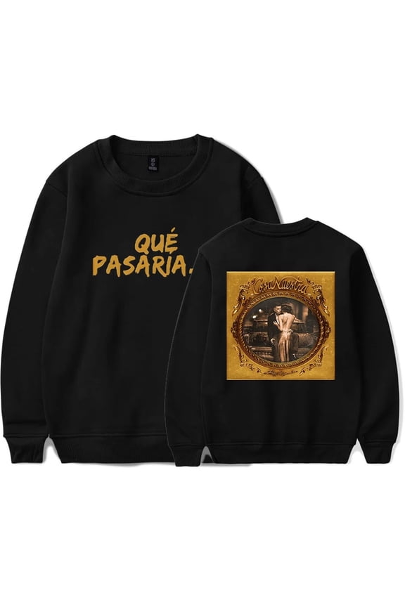Rauw Alejandro Qué PasarÃa Sweatshirt Women Men Casual Crewneck Long Sleeve Pullover Clothes