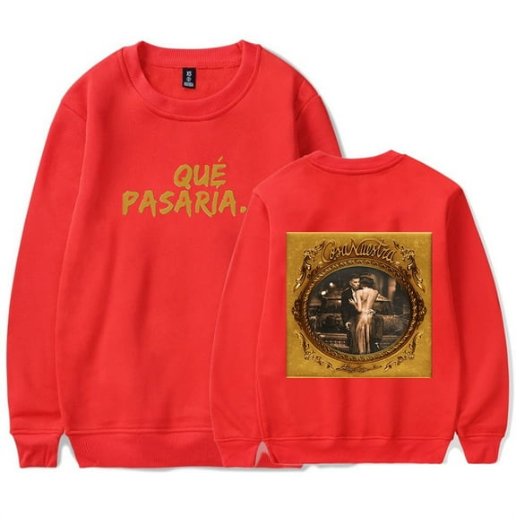 Rauw Alejandro Qué Pasaría Sweatshirt Women Men Casual Crewneck Long Sleeve Pullover Clothes