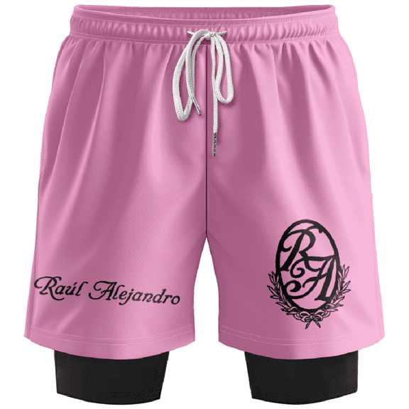 Rauw Alejandro RA Shorts Women Men 2 in 1 SweatShorts Fashion Outdoor Sportswear