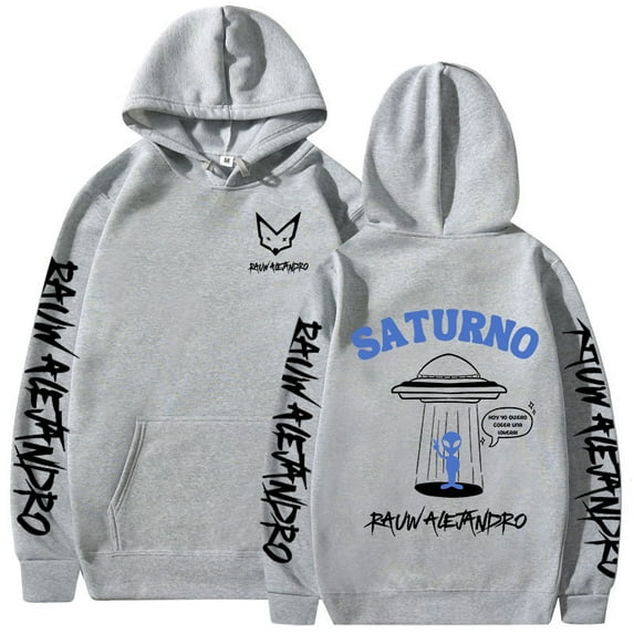 Rauw Alejandro Saturno World Tour Concert Hoodies Men Women Clothing Harajuku Pullovers Fashion Hip Hop Long Sleeve Sweatshirts