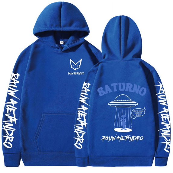 Rauw Alejandro Saturno World Tour Concert Hoodies Men Women Clothing Harajuku Pullovers Fashion Hip Hop Long Sleeve Sweatshirts