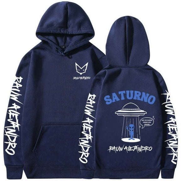 Rauw Alejandro Saturno World Tour Concert Hoodies Men Women Clothing Harajuku Pullovers Fashion Hip Hop Long Sleeve Sweatshirts