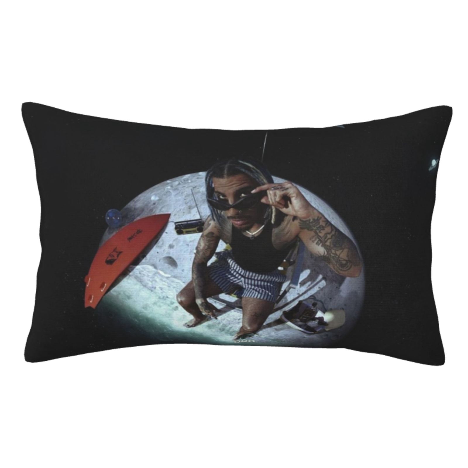 Pillow Case Rapper Rauw Alejandro Singer Pillowcase Cushion Pillow Covers With Hidden ...