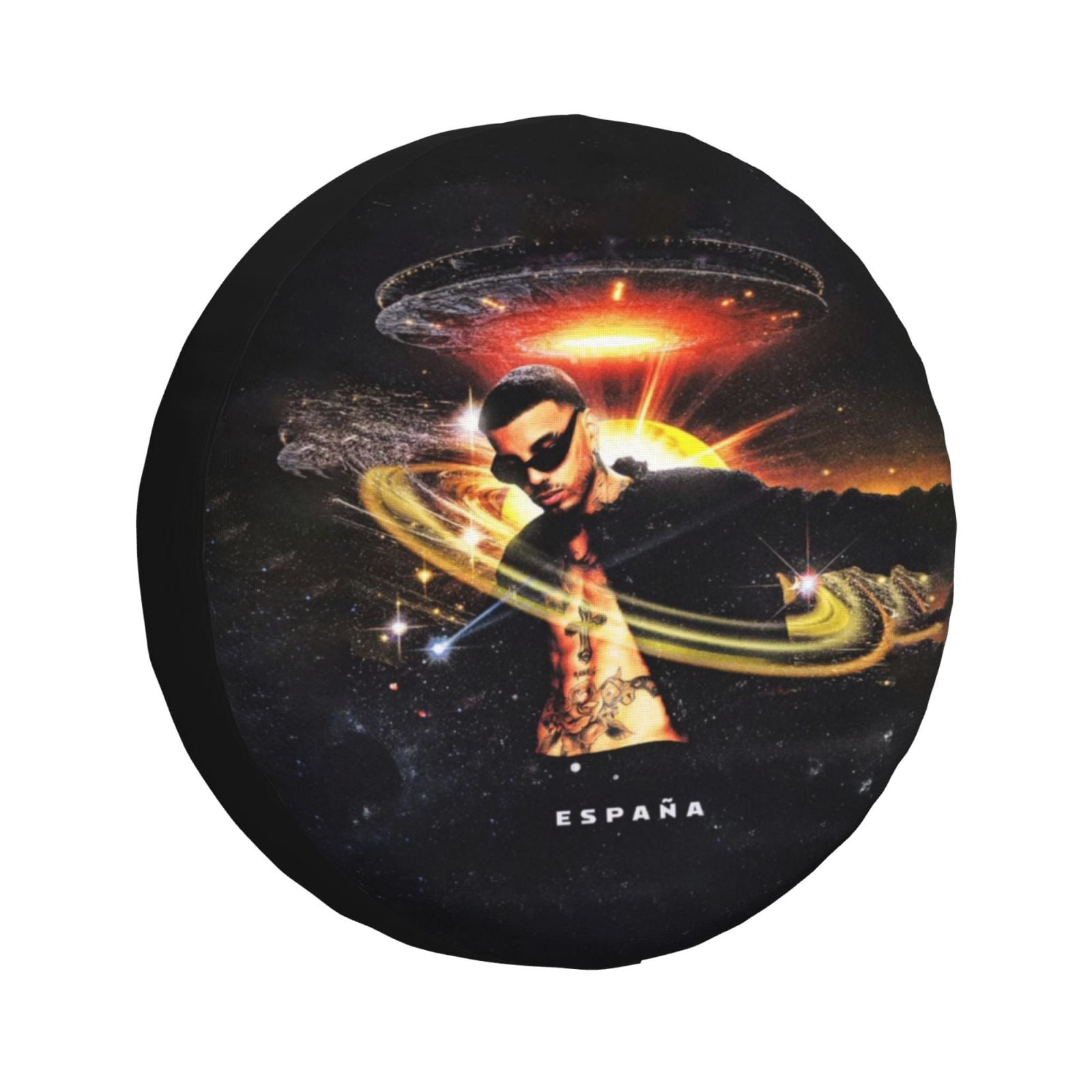 Rauw Alejandro Spare Tire Cover Simple Weatherproof Universal Wheel