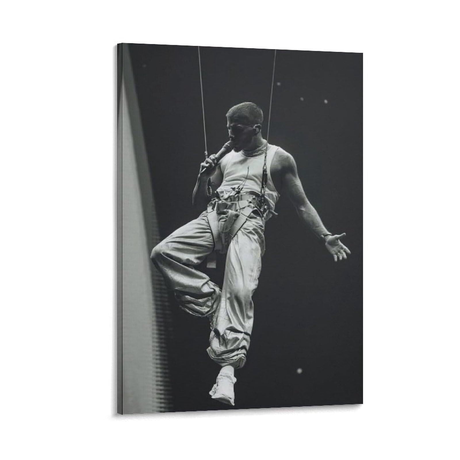 Poster Rocker Rauw Alejandro Star Poster Rocker Music Canvas Wall Art Print For Room ...