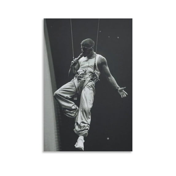 Rauw Alejandro Star Poster Rocker Music Canvas Wall Art Print For Room Aesthetic And Decor Poster For Bedroom Living Room Bathroom Kitchen Office Decor