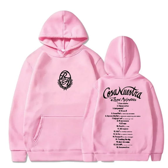 Rauw Alejandro Tracklist Hoodies Cosa Nuestra Merch Pullovers Women Men Fashion HipHop Sweatshirts