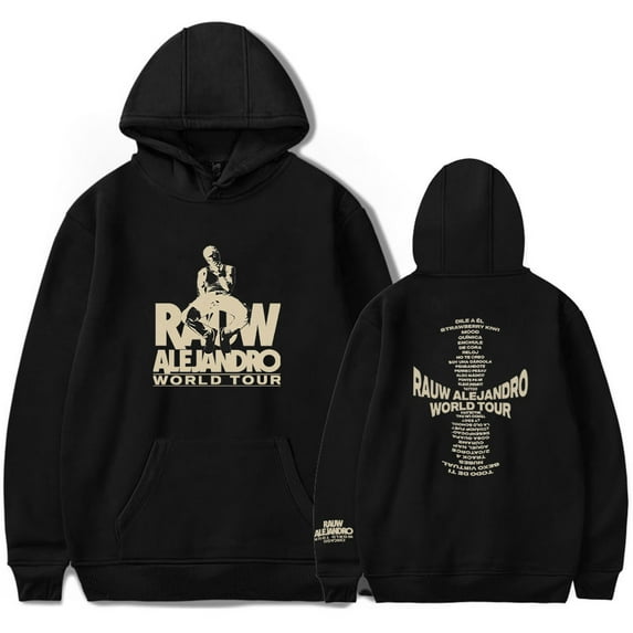 Rauw Alejandro World Tour Hoodie Streetwear Man/Woman Hip Hop Hoodies