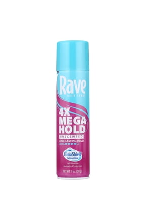 4X Mega Hold Hair Spray, All-Weather Protection with Vitamin-Rich Formula, 11 oz