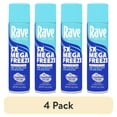 (4 pack) Rave 5X Mega Freeze Hair Spray, AllWeather Protection with
