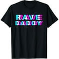 thumbnail image 1 of Rave Daddy EDM Music Festival Father Optical Illusion Trippy T-Shirt, 1 of 3