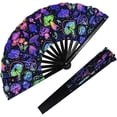 thumbnail image 1 of Rave Folding Fan, Large Rave Clack Folding Hand Fan UV Glow Popping Handheld Foldable Silk Fan for Music Party Drag Queene Dance Performance Decoration Gift$$Home Decor, Kitchen, & Other, 1 of 7