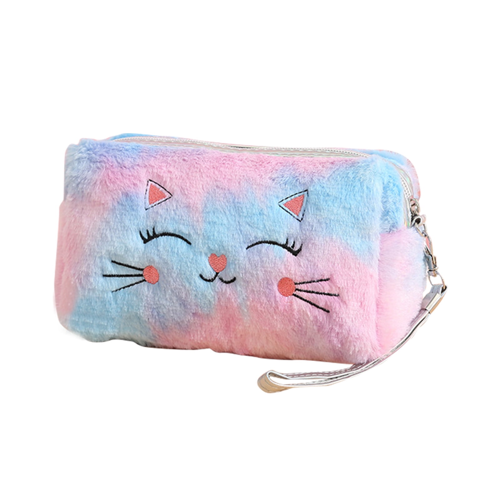 Pusheen Pencil Pouch / Cosmetic Make Up Bag Zippered Case Cute Cat Pink  NEW!