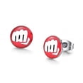 thumbnail image 1 of Rave RAVE-M1065-23 Fist Graphic Stud Iconic Earrings for Men, 1 of 1