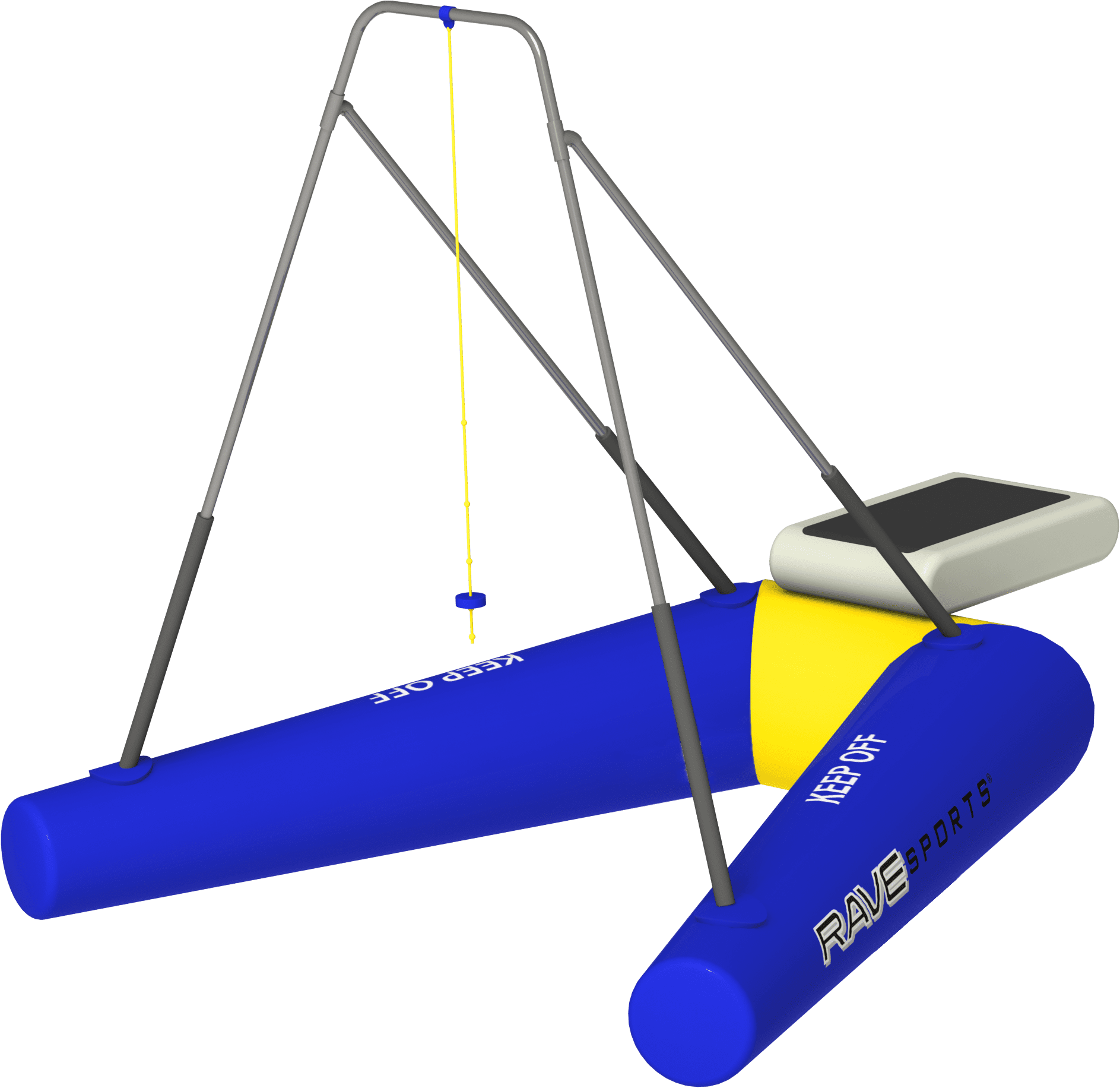 Rave Sports 02370 Innovative Floating Rope Swing Attachment with Padded
