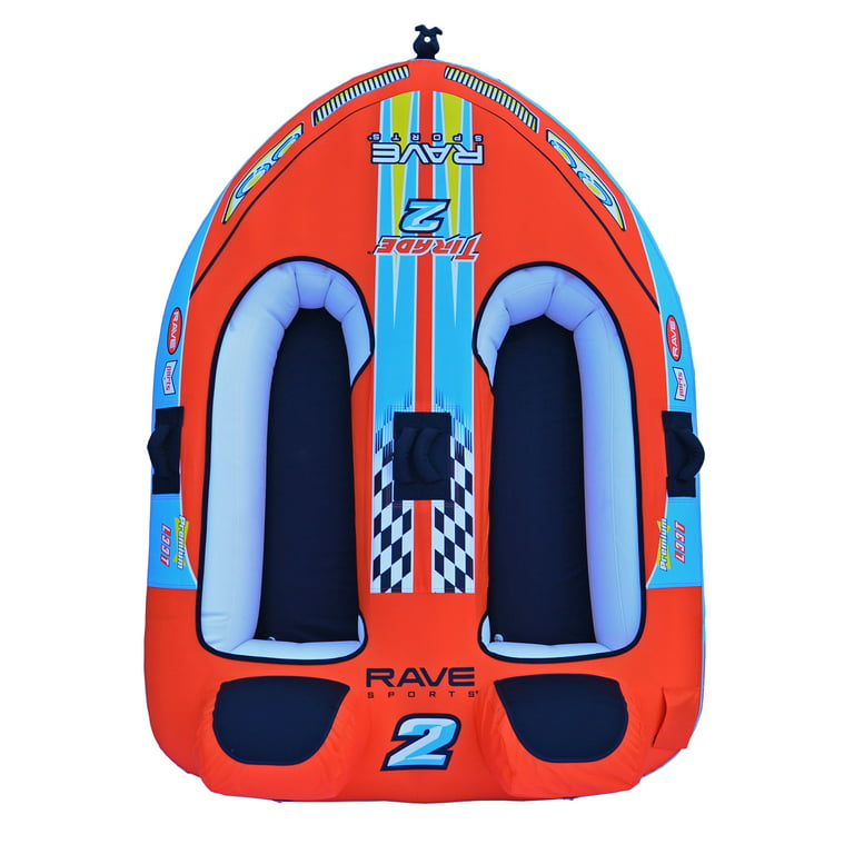 Rave Sports 02371 Tirade II Water Boat Towable Tube Ski Sled with Warranty  