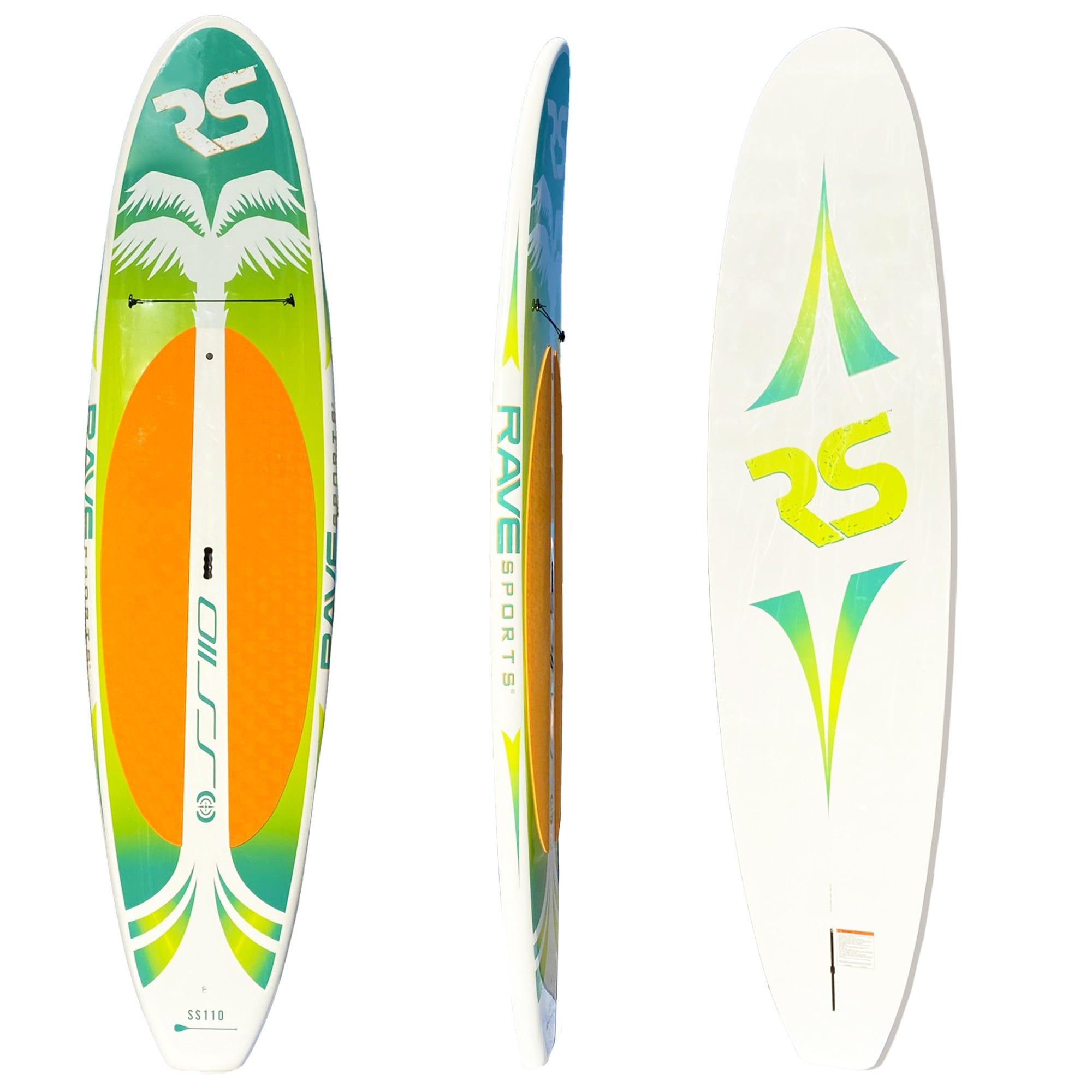 Rave Sports Shoreline Series SS110 10'9" SUP Kiwi Palm