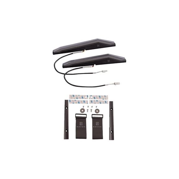RAVEK 64-105S Apex Lights - Running - White - 2018-2025 Polaris Ranger UTVs