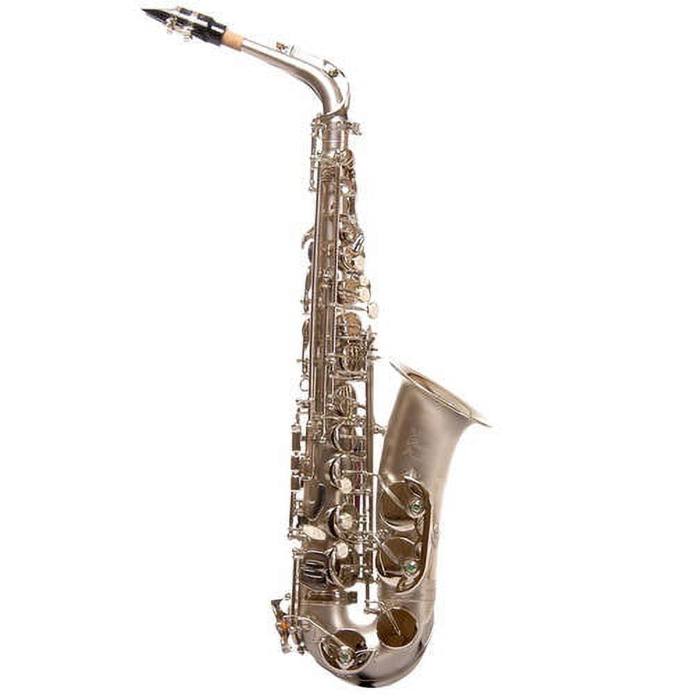 Ravel Alto Saxophone Sand Blasted Nickel Plated Key of Eb