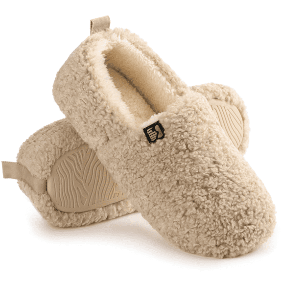 RockDove SoftEase Faux Shearling Memory Foam Slippers