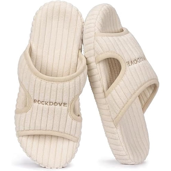 RockDove Women’s Indoor Soft Slide Slippers with Cushioned Support