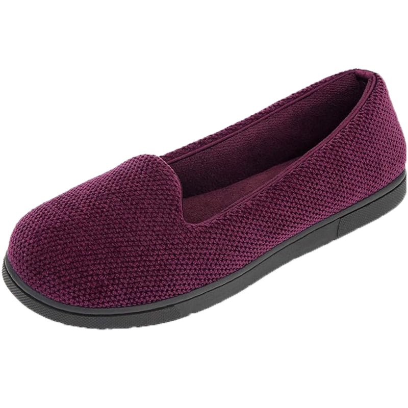 Women's Lightweight Chenille Closed Back Slippers