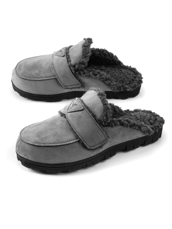 Women's Suede Faux Shearling Slipper