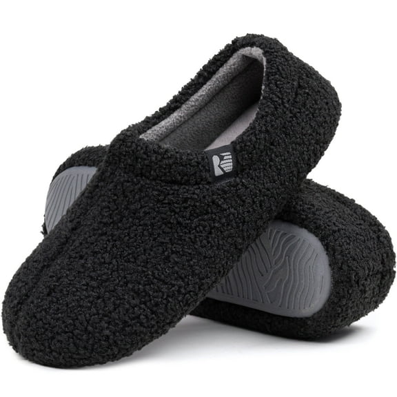 RockDove Women's Teddy Fleece Closed Back Indoor Slipper