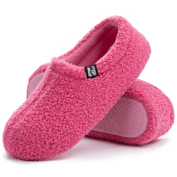 RockDove Women's Teddy Fleece Closed Back Indoor Slipper