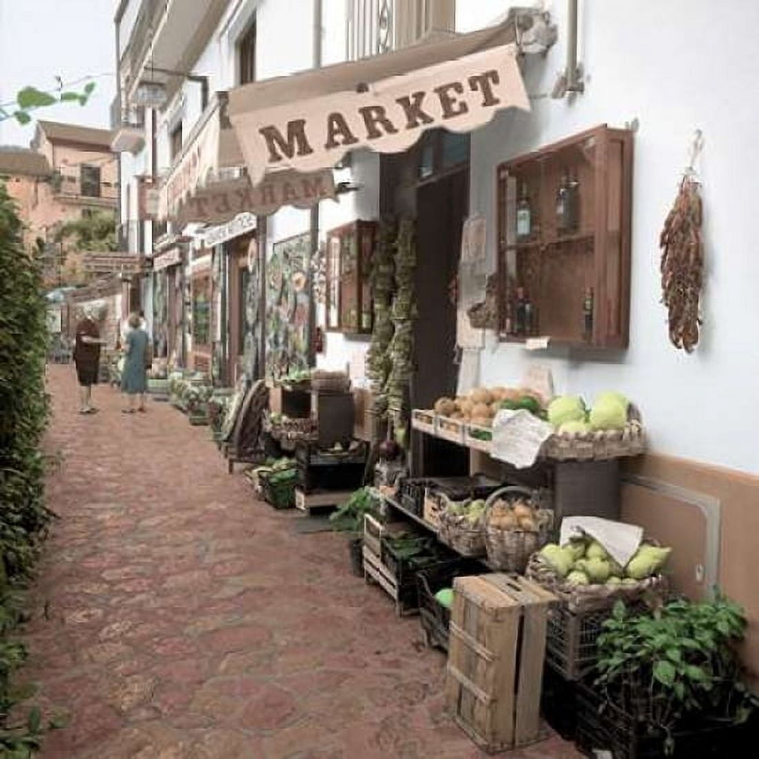 Ravello Market - 1 Canvas Art - Alan Blaustein (24 x 24)