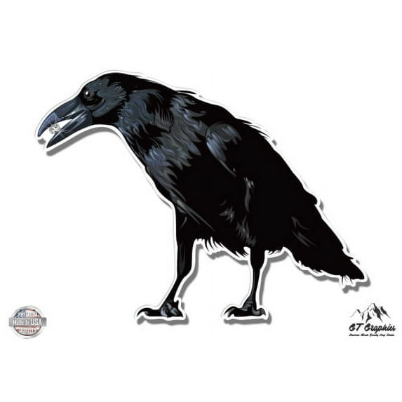 Raven - 12" Vinyl Sticker Waterproof Decal