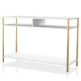 thumbnail image 1 of Furniture of America Mirah Contemporary Metal 3-Shelf Console Table, 1 of 5