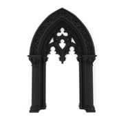Raven Crest Studio 3D Printed Gothic Cathedral Arch Sculpture, Shelf Decor