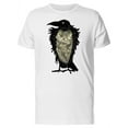 thumbnail image 1 of Raven Crow Brush Art T-Shirt Men -Image by Shutterstock, Male XX-Large, 1 of 2