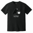 thumbnail image 1 of Raven Crow Coffee T-Shirt - “Hello Darkness My Old Friend” Comfort Colors Tee - Spooky Halloween Shirt, 1 of 4