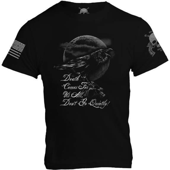 Raven "Death Comes For Us All" Mens T-Shirt X-Large Black