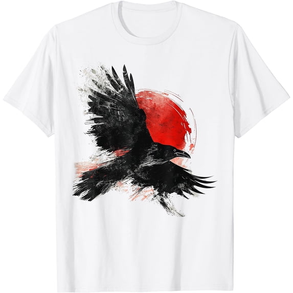 Raven Application Raven Drawing Moon Animal Motif Art Bird Crow Classic Theme Everyday ...