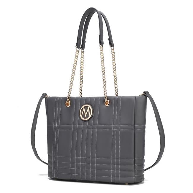 Faux Crocodile Duffle Bag