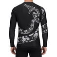 thumbnail image 1 of Raven Fightwear Constrictor Snake White IBJJF Approved MMA Rash Guard Medium, 1 of 3