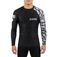 thumbnail image 1 of Raven Fightwear Men's Aerial Assault IBJJF Approved Rash Guard MMA White, 1 of 3